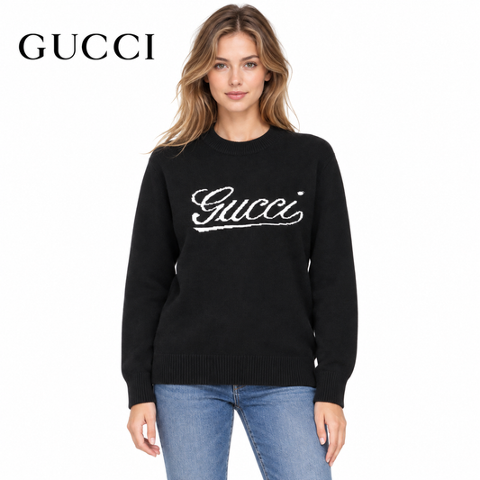 Gucci Unisex G8398 Jacquard Crewneck Sweater