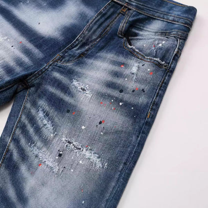dsquared2  Washed Holes Jeans