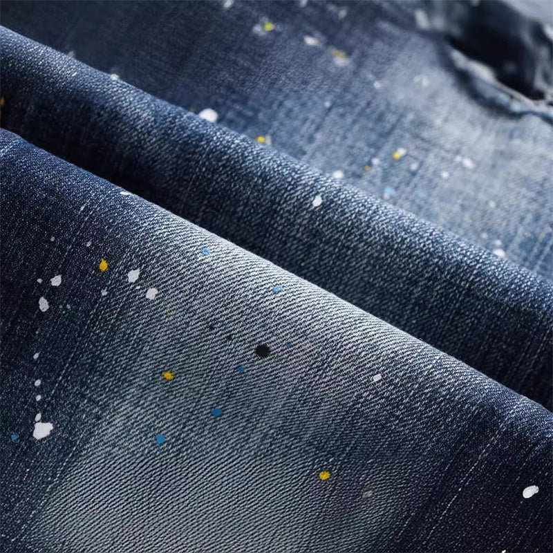 dsquared2 New Man Ink Splash Jeans