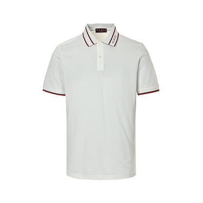 Gucci Stripe-Tipped Polo Shirt