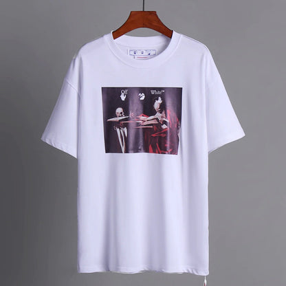 OFF-White  Arrow Logo Cotton T-shirt-1020