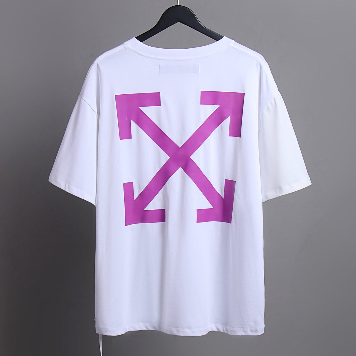 OFF-White  Arrow Logo Cotton T-shirt#70