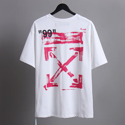 OFF-White  Arrow logo print T-shirt#2