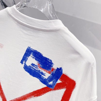 OFF-White  Arrow Logo Cotton T-shirt#32