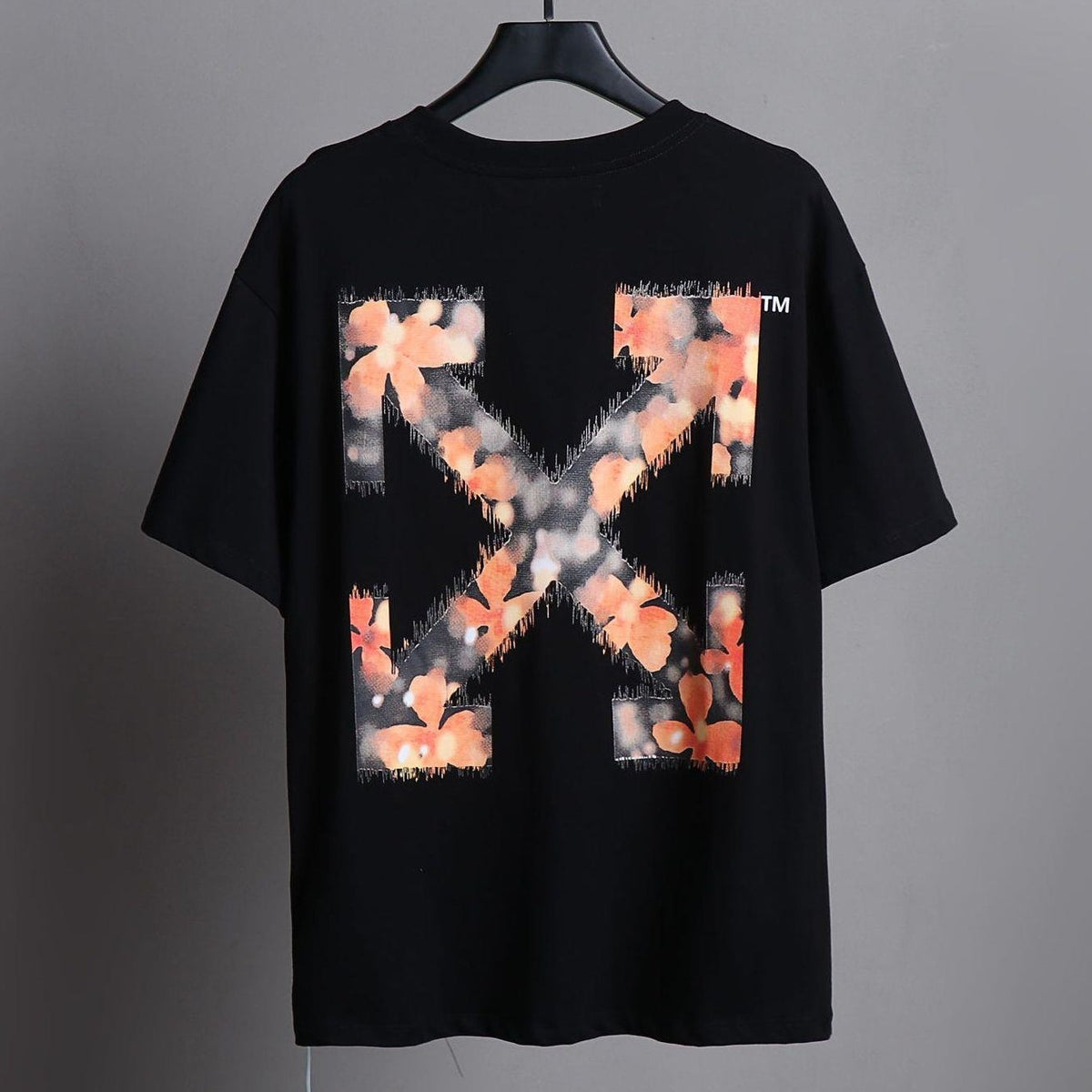 OFF-White  Arrow Logo Cotton T-shirt#68