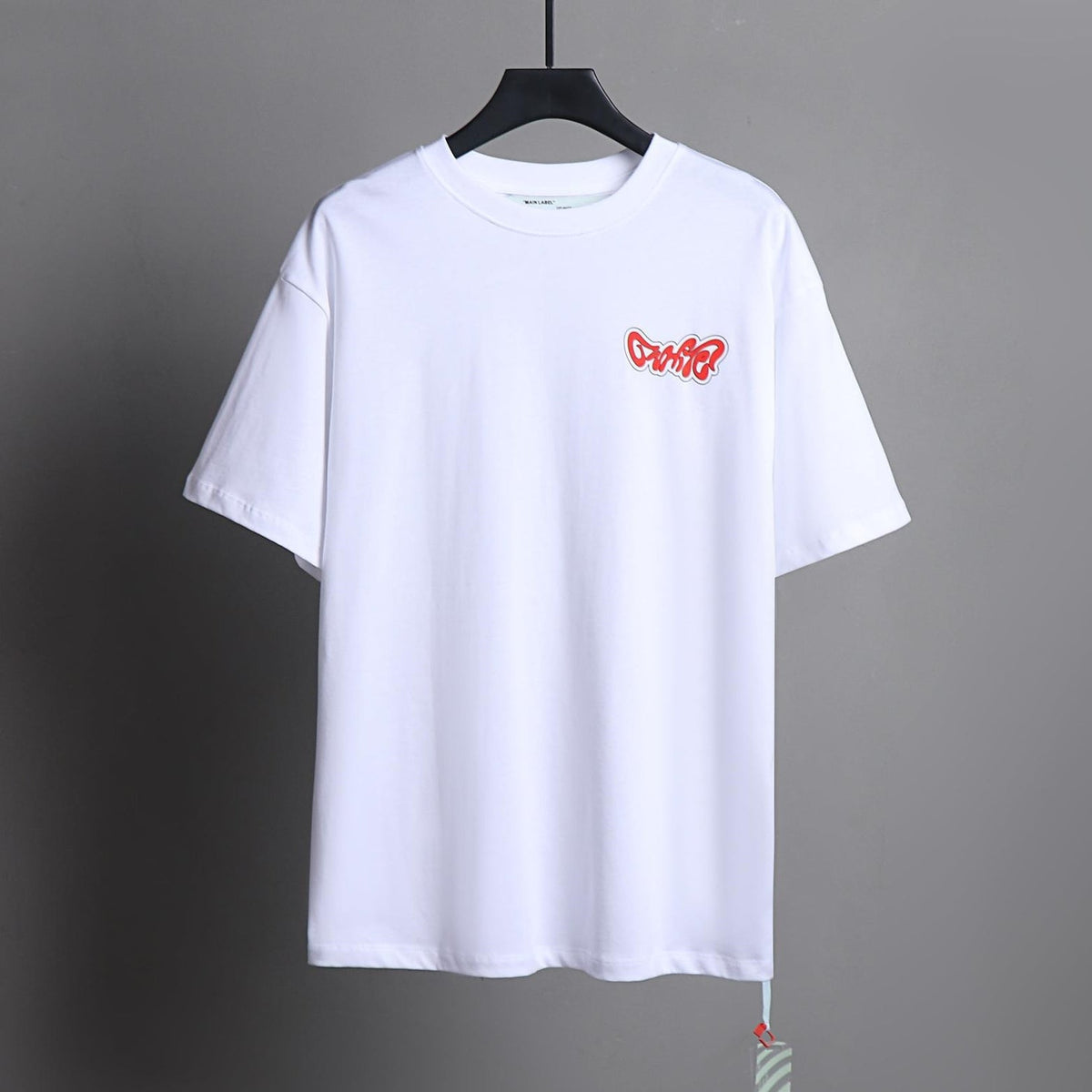 OFF-White  Arrow Logo Cotton T-shirt