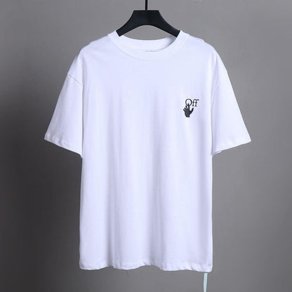 OFF-White  Arrow Logo Cotton T-shirt#68