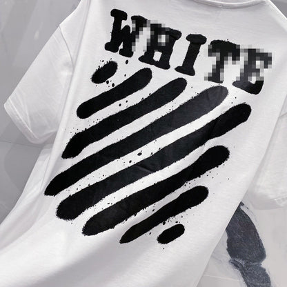 OFF-White  Arrow Logo Cotton T-shirt#31