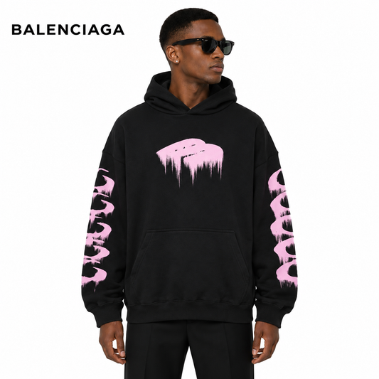 Balenciaga LOGO Print Gradient Hoodie