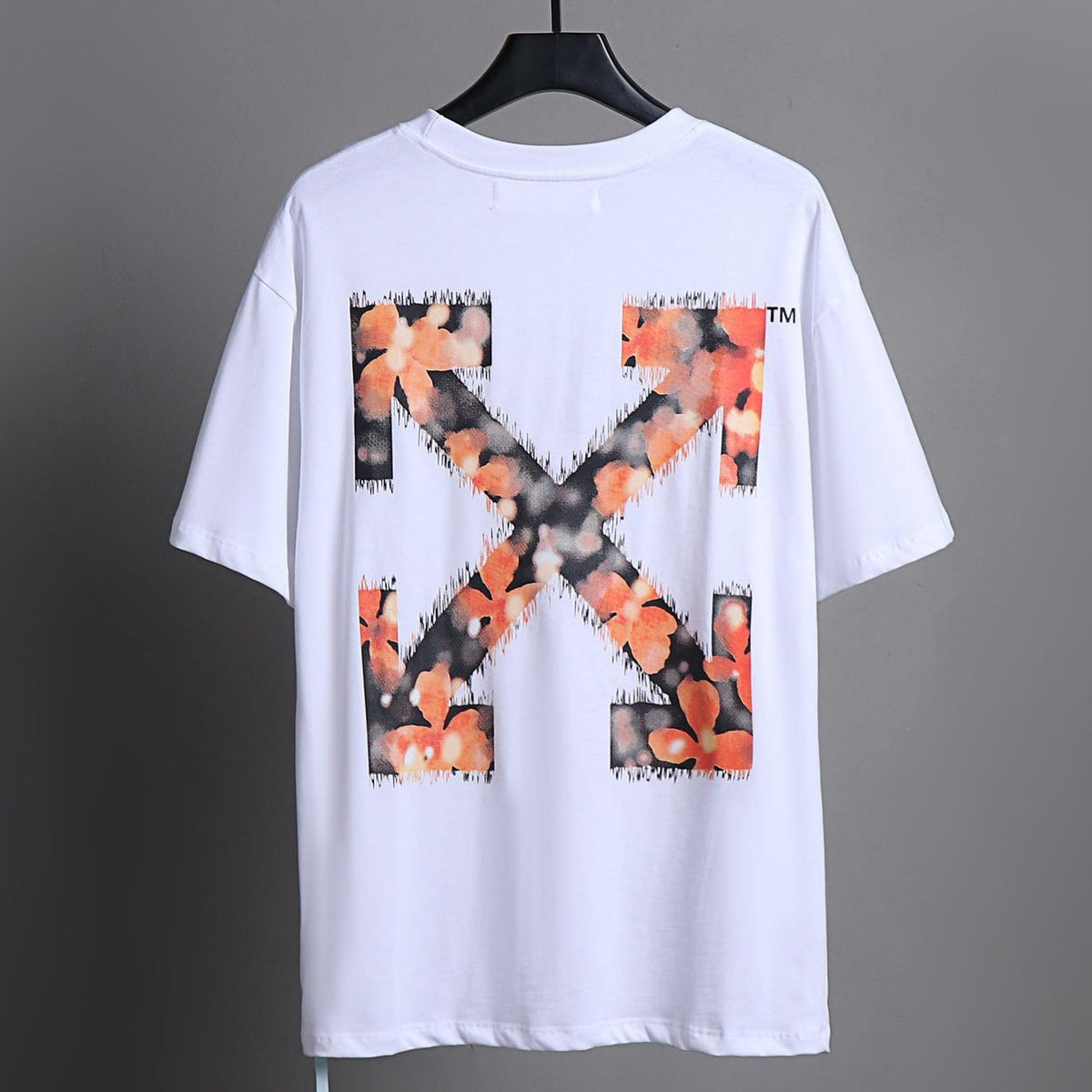OFF-White  Arrow Logo Cotton T-shirt#68