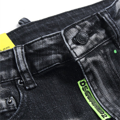 dsquared2 Hole 2024ss Black Jeans
