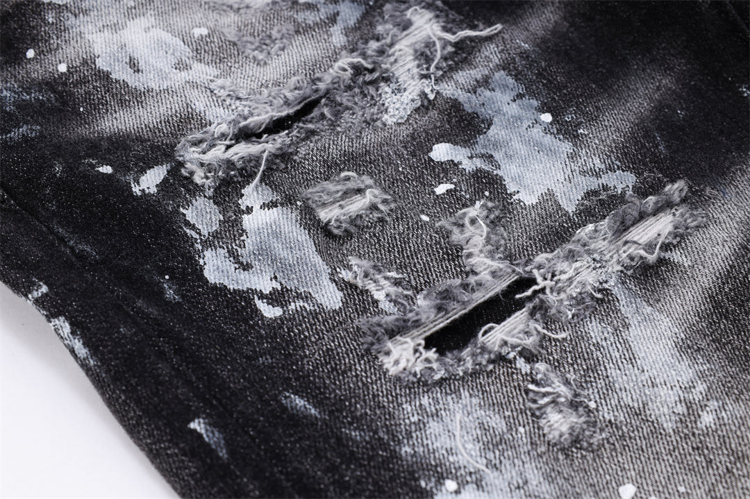 dsquared2 New Ink Splash Man Hole Jeans