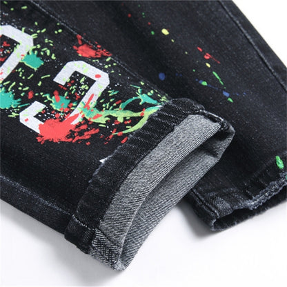 dsquared2 Hole 2024ss Black Jeans