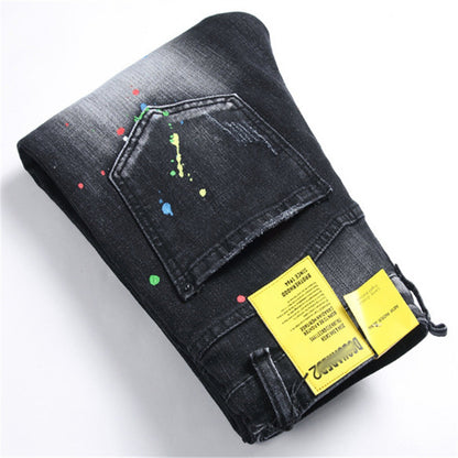 dsquared2 Hole 2024ss Black Jeans