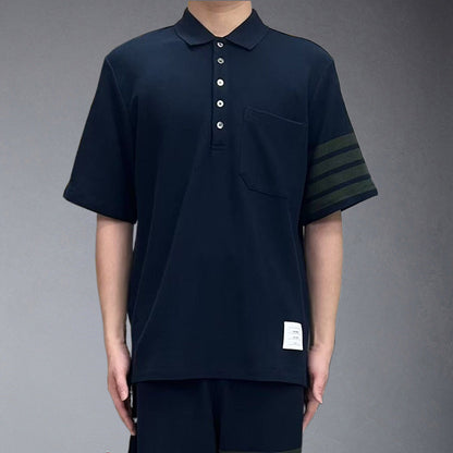 Thom Browne 2025ss Men POLO T-shirt