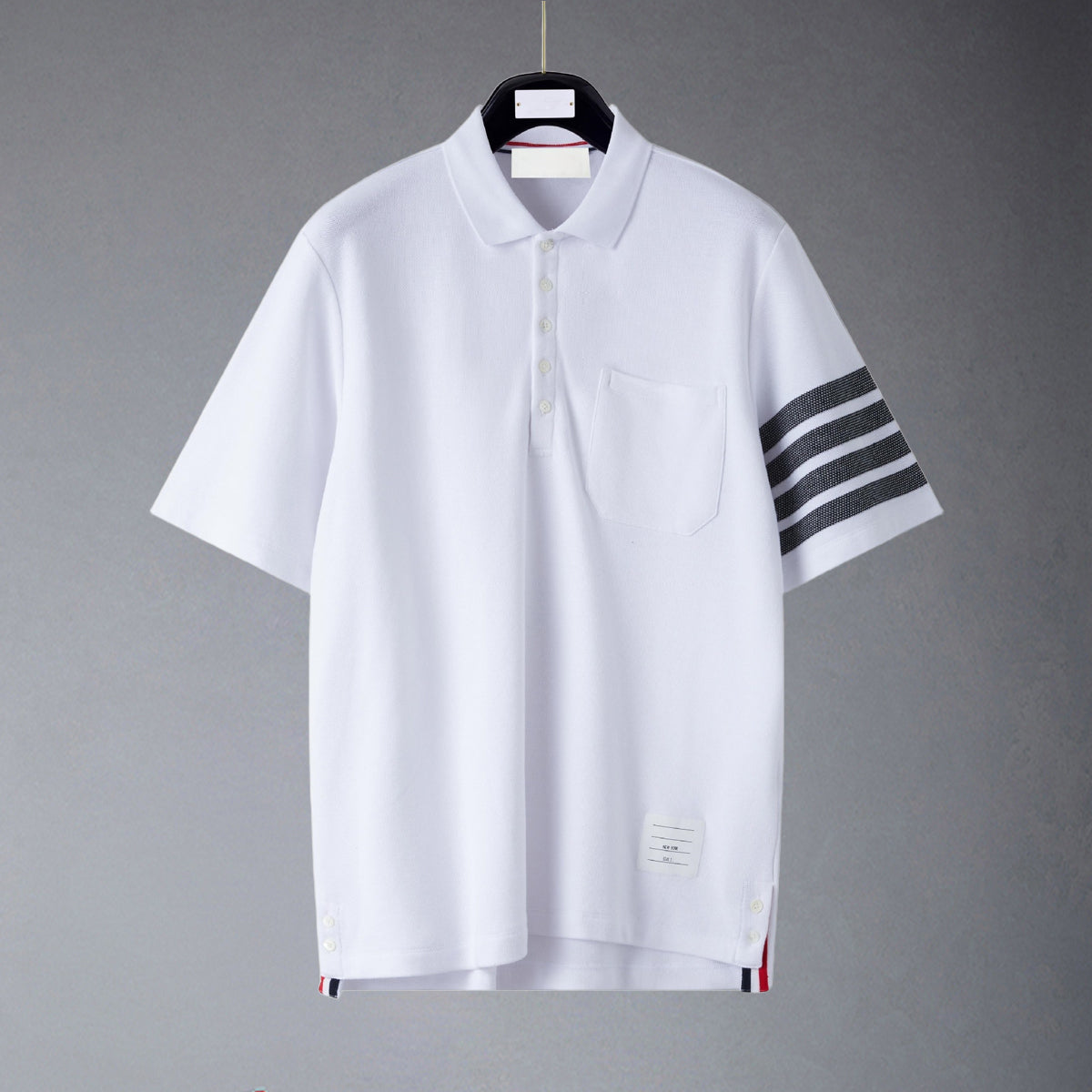 Thom Browne  Pocket Stripes POLO Shirt