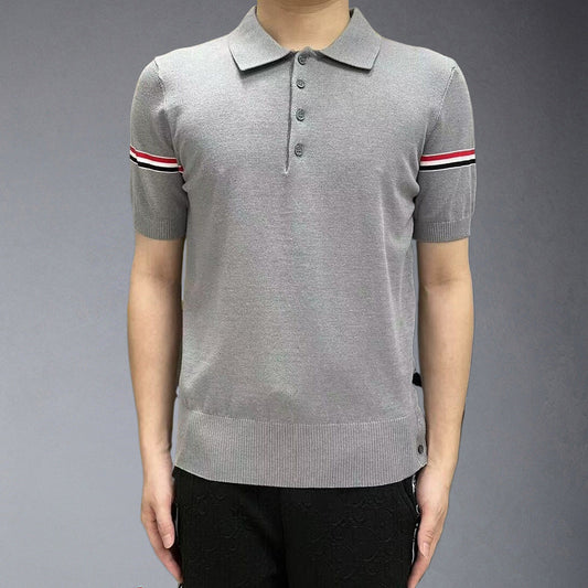 Thom Browne  2025ss Men Wool POLO T-shirt