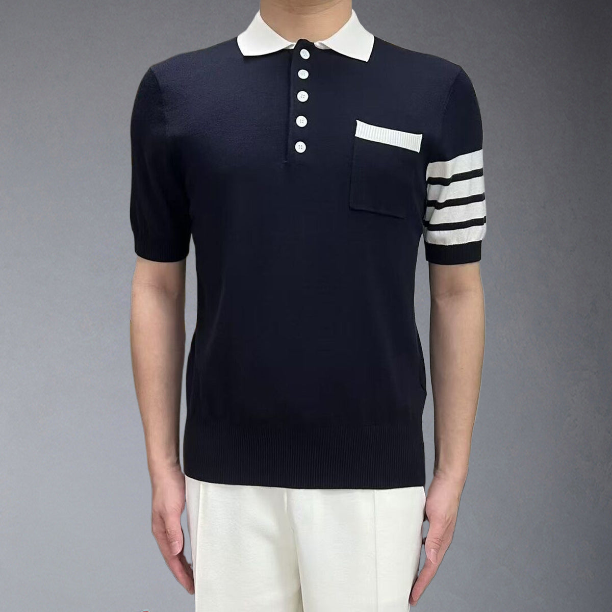 Thom Browne 2025ss Men Wool T-shirt