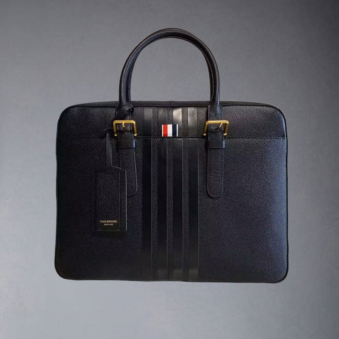 Thom Browne Top-grade cowhide briefcase