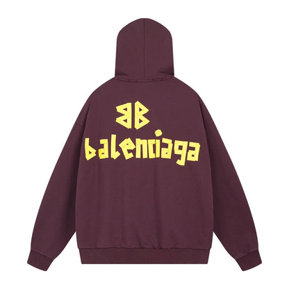 Balenciaga Print LOGO Hoodie