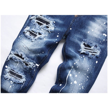 dsquared2 cut cotton bomb Jeans