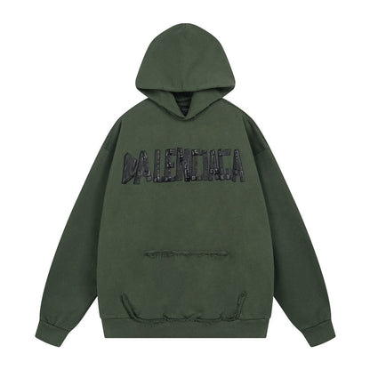 Balenciaga Print LOGO Hoodie