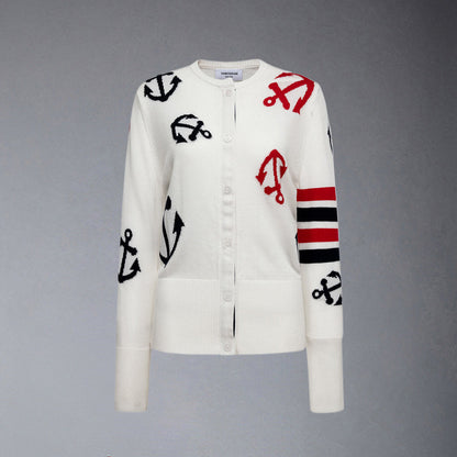 MR.TOM  Women Anchor print Sweaters