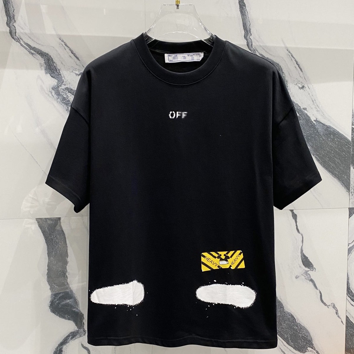 OFF-White  Arrow Logo Cotton T-shirt#31