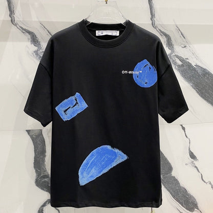 OFF-White  Arrow Logo Cotton T-shirt#32