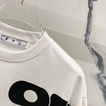 OFF-White Arrow Logo Cotton T-shirt-1022