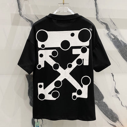 OFF-White  Arrow Logo Cotton T-shirt#23