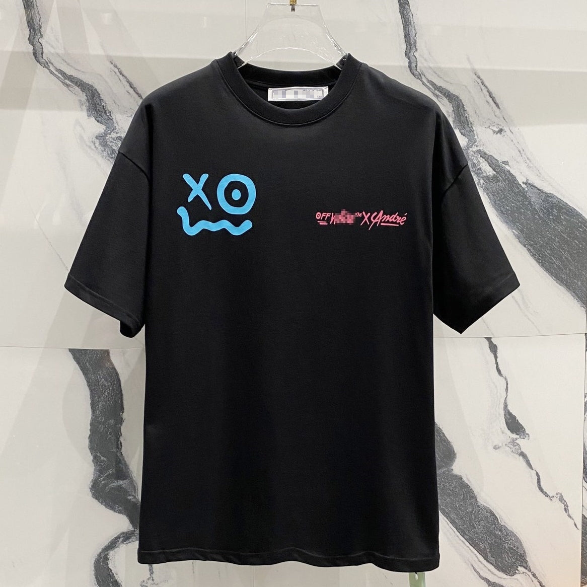 OFF-White  Arrow Logo Cotton T-shirt#25