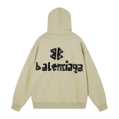 Balenciaga Print LOGO Hoodie