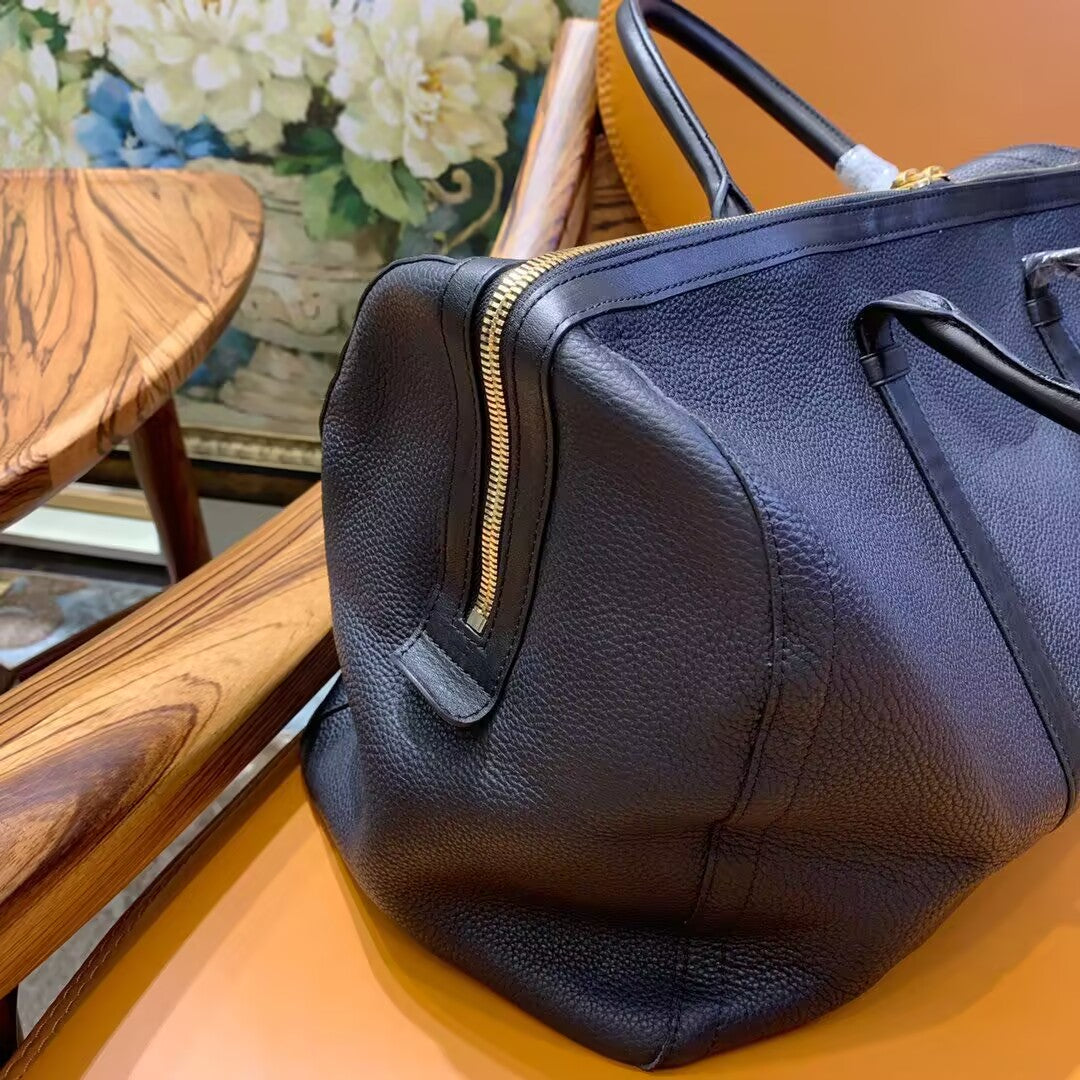 Thom Browne  Top-grade cowhide travel bag