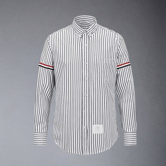 Thom Browne 4-Bar Stripes Shirt