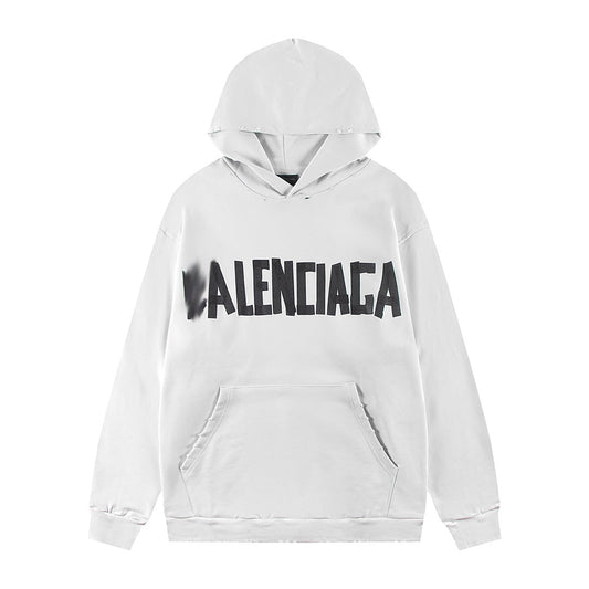 Balenciaga  Print LOGO Hoodie