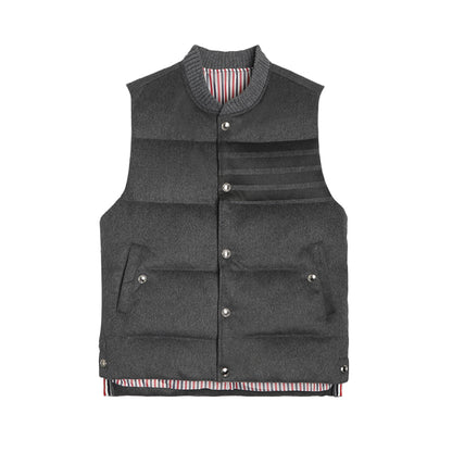 Thom Browne 4-Bar Down vest