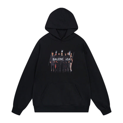 Balenciaga Couples Print Hoodie
