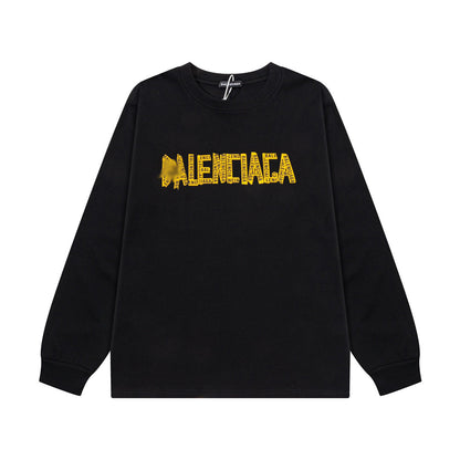 Balenciaga  Couples Print Sweatshirt