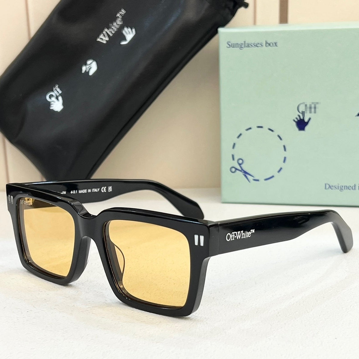 Off-White Arrow logo sunglasses#054