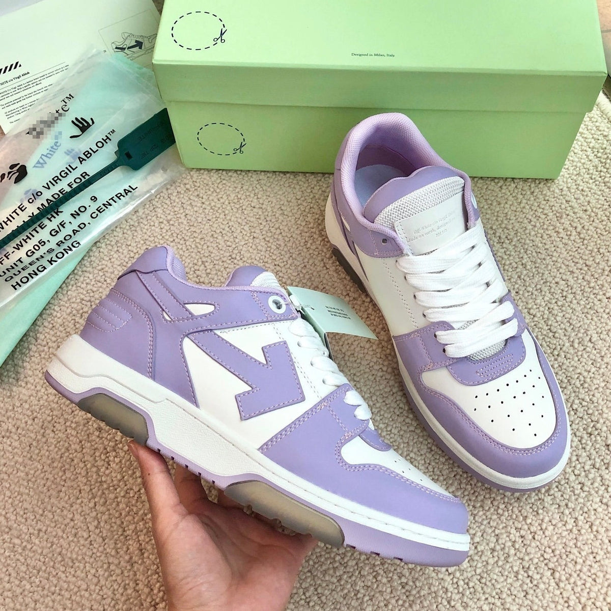 Off-White  Genuine Leather Sneakers#68