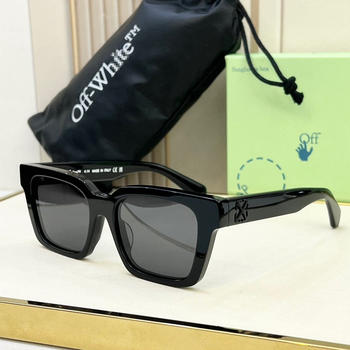 Off-White Arrow logo sunglasses#111