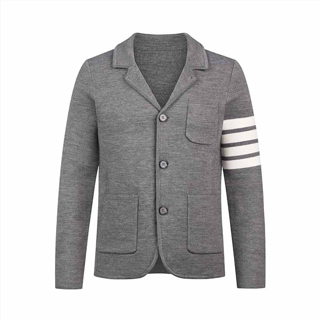 Thom Browne 4-Bar Single Breasted coat