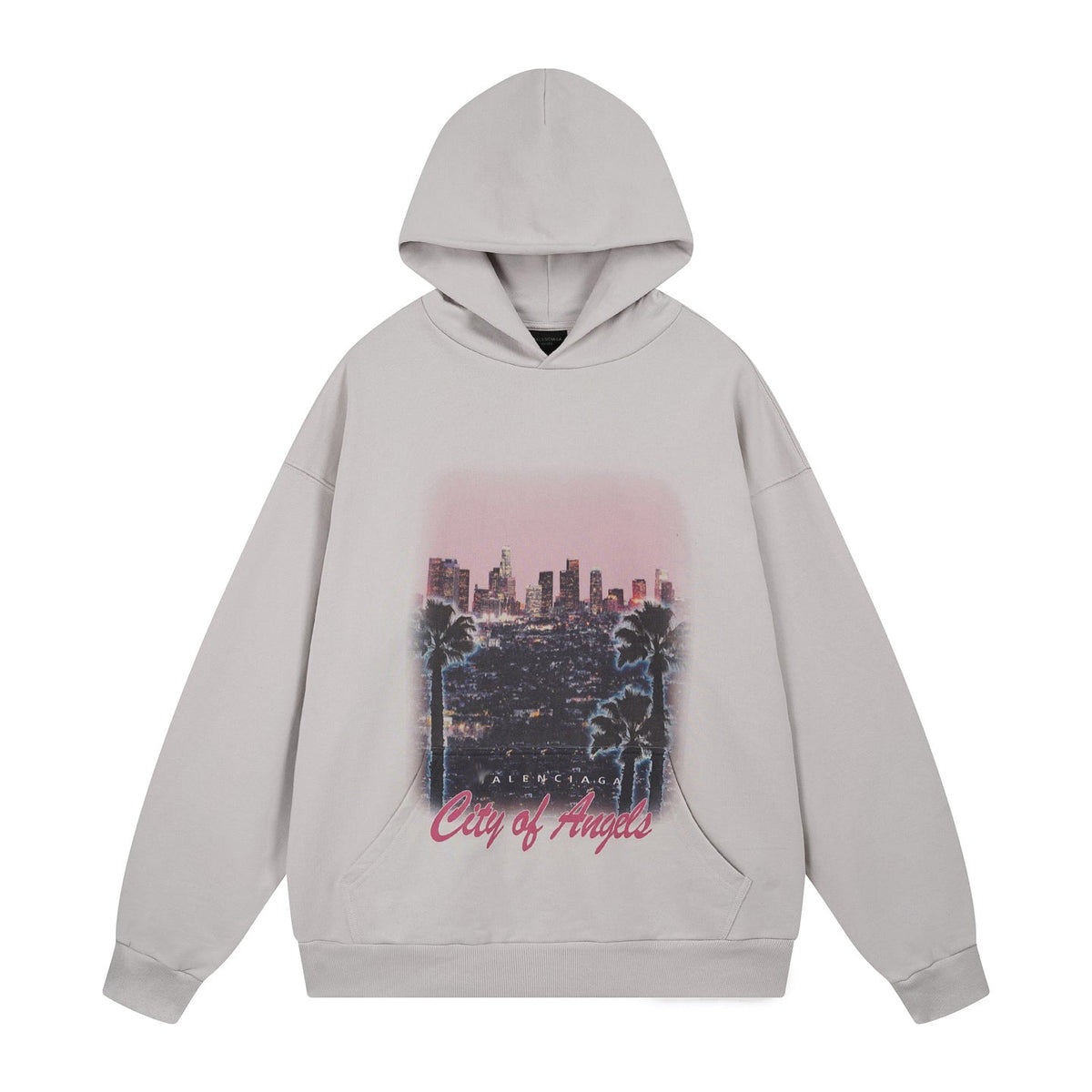 Balenciaga  Print Loose Fit Hoodie
