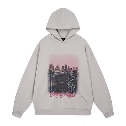 Balenciaga  Print Loose Fit Hoodie