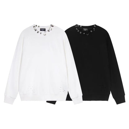 Balenciaga  Couples Crew Neck Hoodie