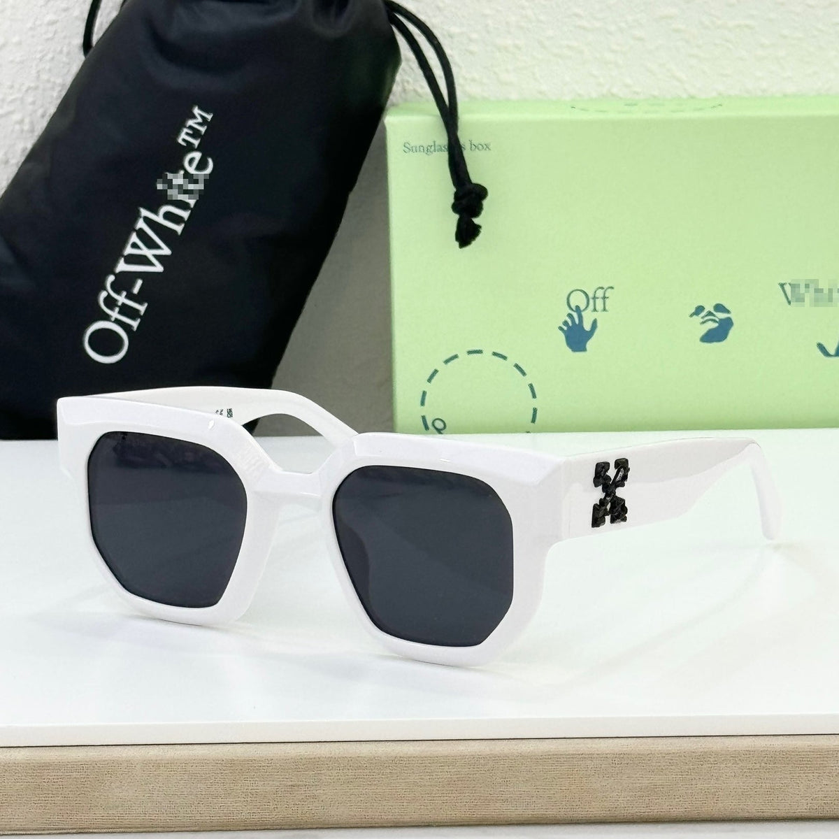 Off-White Arrow logo sunglasses#014