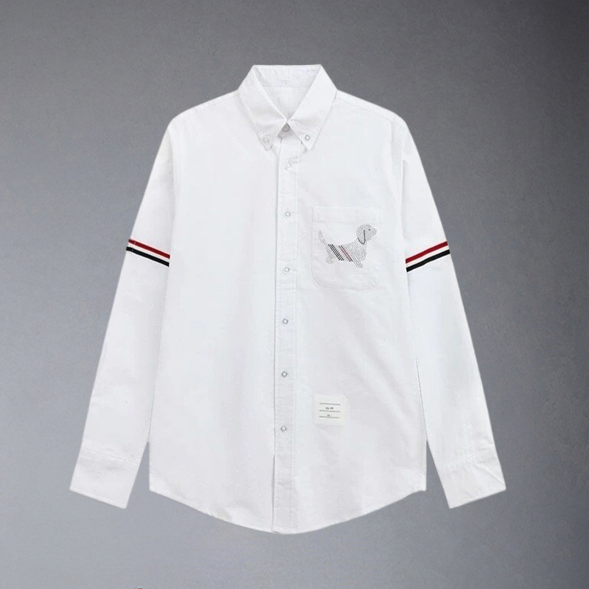 Thom Browne 4-Bar Stripes Shirt