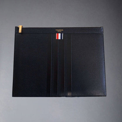 Thom Browne Top-grade cowhide clutch