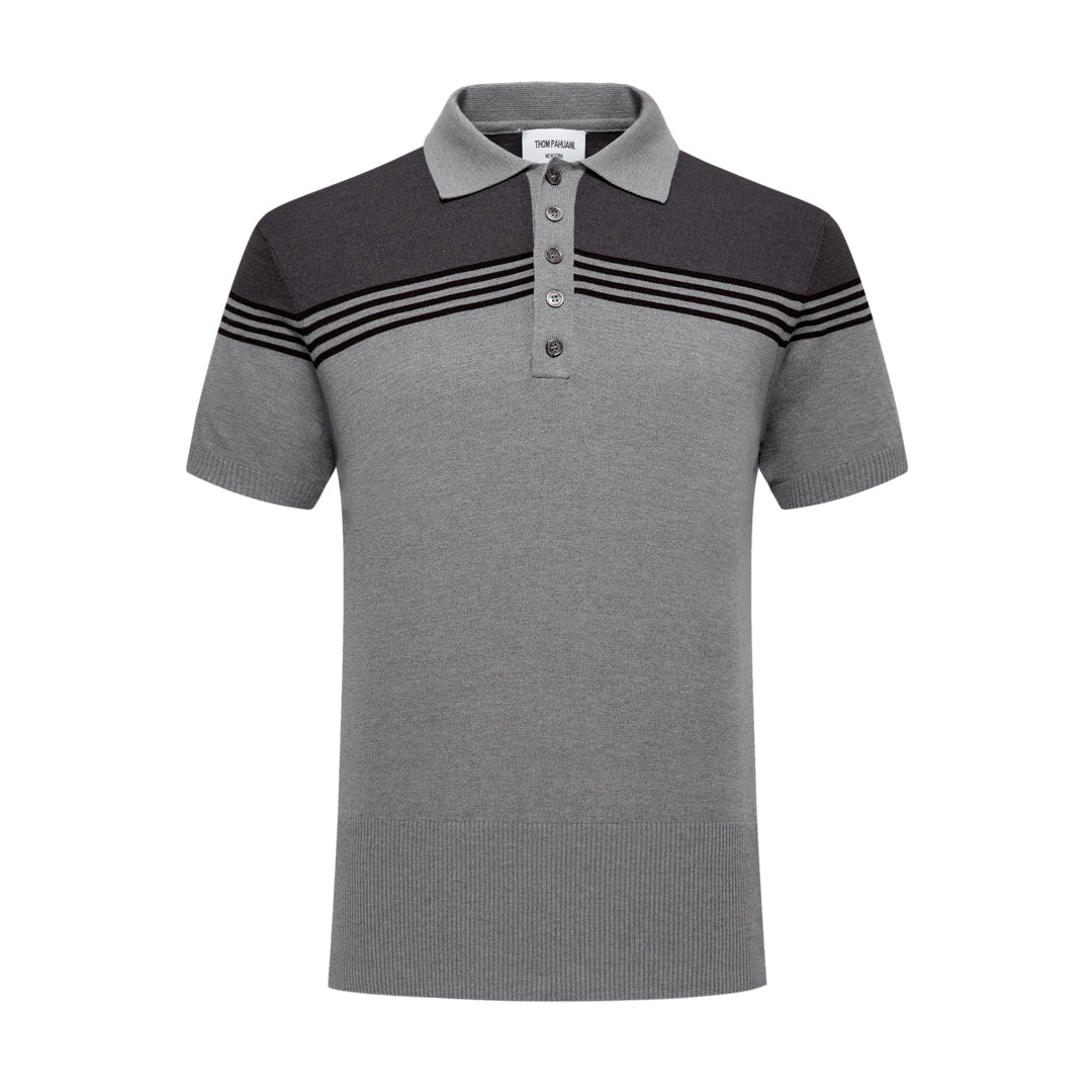 Thom Browne Grey POLO Shirt